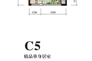 恒地大道中心 34.81㎡ 租价3300元/季度